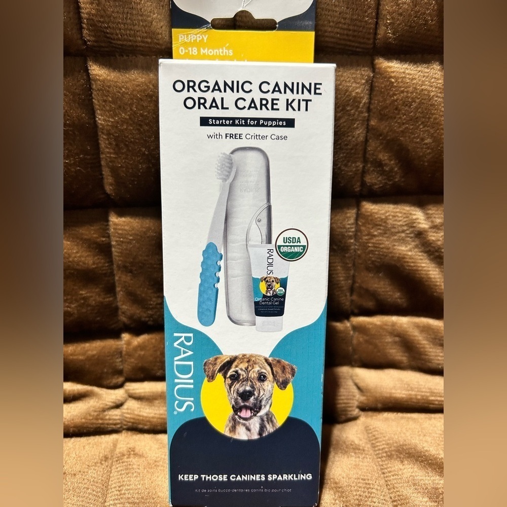 ☀️NWT-Radius Organic Canine Oral Care Kit